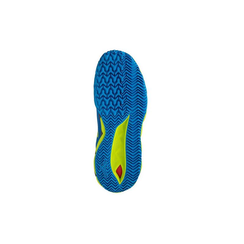 Теннисные кроссовки Mizuno Wave Enforce Tour Clay Court Blue/Acid Lime/Iron Gate