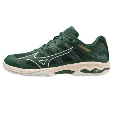 Теннисные кроссовки Mizuno Wave Exceed Light AC Pineneedle/White/Papyrus