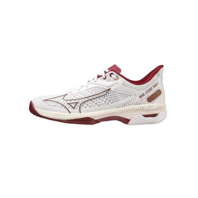 Теннисные кроссовки Mizuno Wave Exceed Tour 5 W AC White/Cabernet/Papyrus