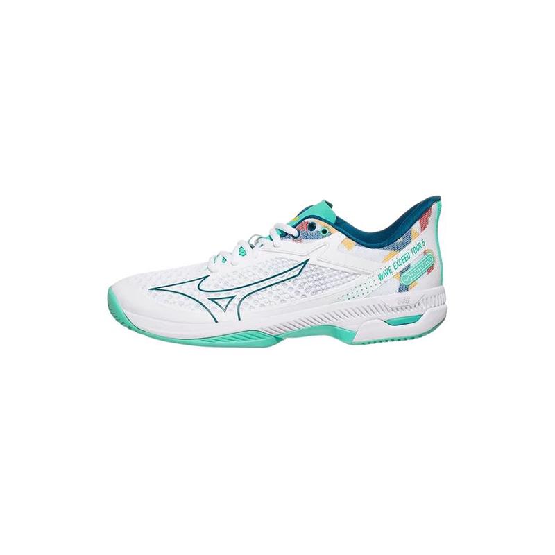 Теннисные кроссовки Mizuno Wave Exceed Tour 5 W AC White/Blue