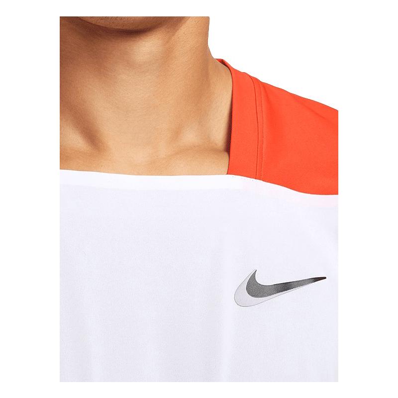 Футболка Nike Court Dri-Fit ADV Slam Top M (Белый/Оранжевый)