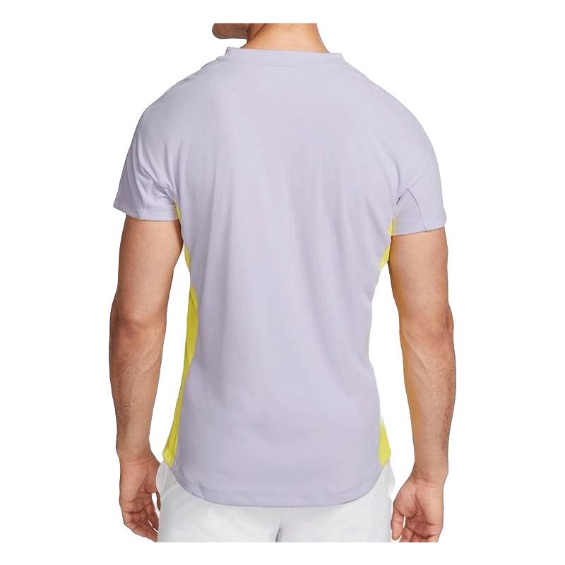 Футболка Nike Court Dri-Fit Advantage Rafa (Фиолетовый/Желтый)