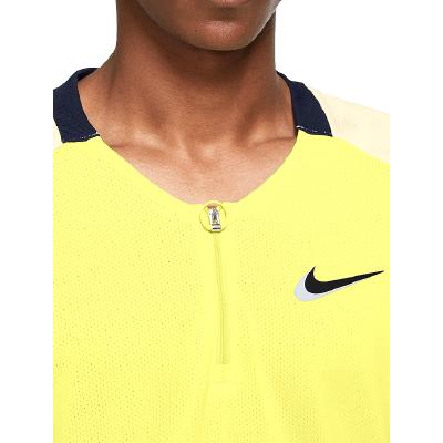 Поло Nike Court Dri-Fit Slam Tennis Polo M (Желтый/Белый)