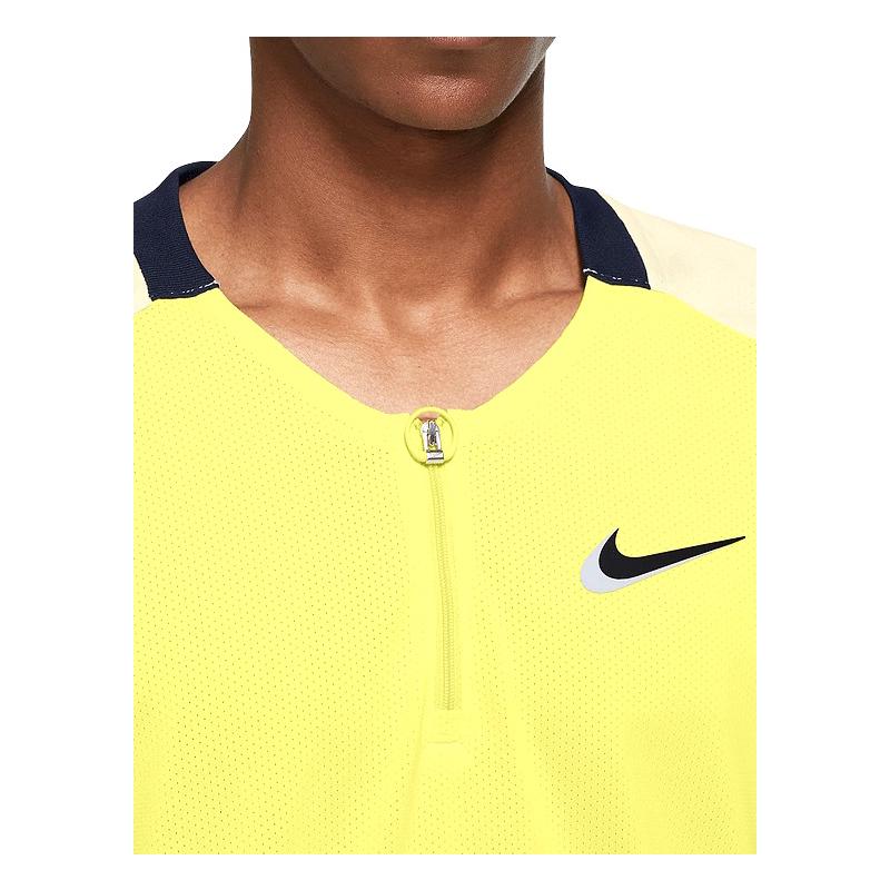 Поло Nike Court Dri-Fit Slam Tennis Polo M (Желтый/Белый)