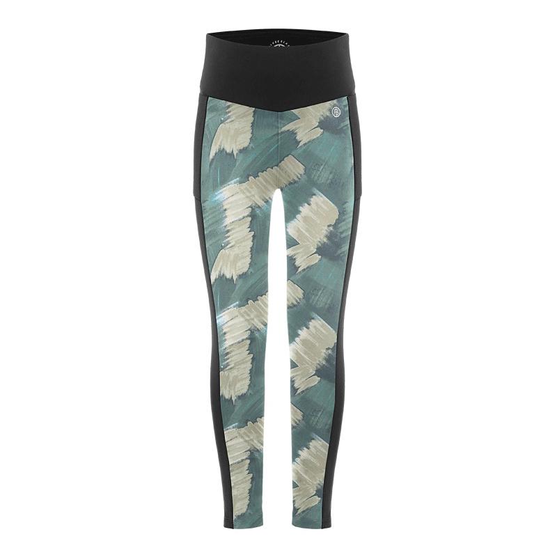 Брюки Poivre Blanc Paint-Art Leggins G (Черный/Зеленый)