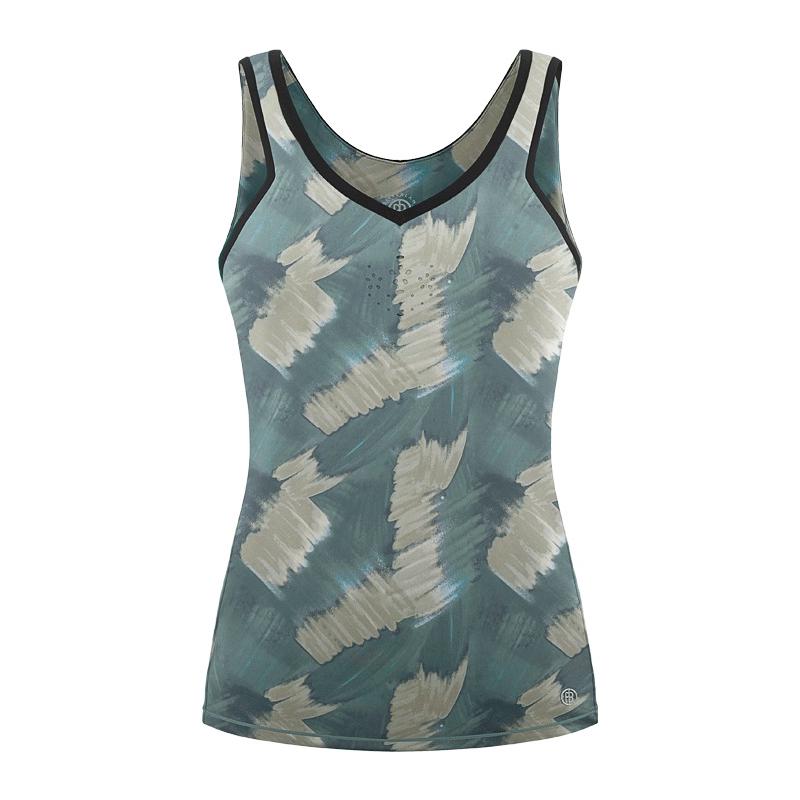 Топ Poivre Blanc Paint-Art Tank Top W (Зеленый/Черный)