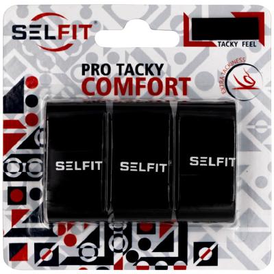 Намотка овергрип SELFIT Pro Tacky Comfort черная 0,6 мм 3 шт