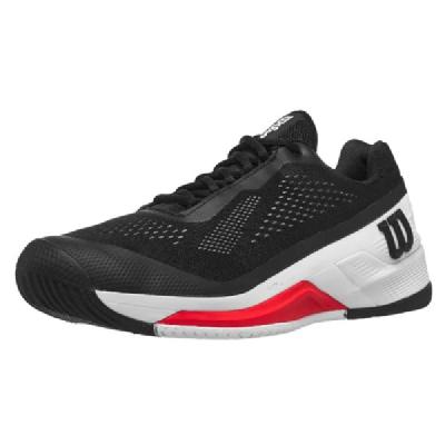 Теннисные кроссовки Wilson Rush Pro 4.0 Black/White/Poppyred