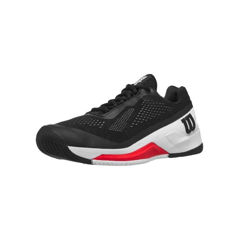 Теннисные кроссовки Wilson Rush Pro 4.0 Black/White/Poppyred