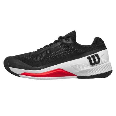 Теннисные кроссовки Wilson Rush Pro 4.0 Black/White/Poppyred