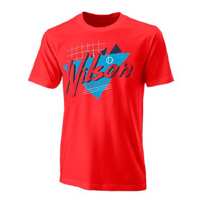 Футболка Wilson Nostalgia Tech Tee M (Infrared)