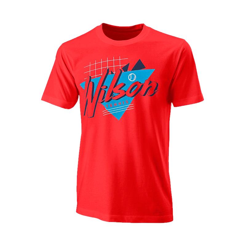 Футболка Wilson Nostalgia Tech Tee M (Infrared)