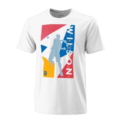 Футболка Wilson Geo Play Tech Tee M (White)