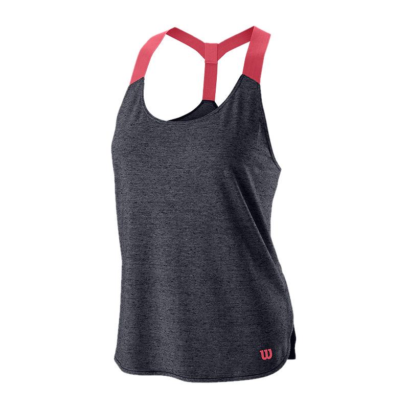 Топ теннисный Wilson Competition Flecked Tank W (Ebony)