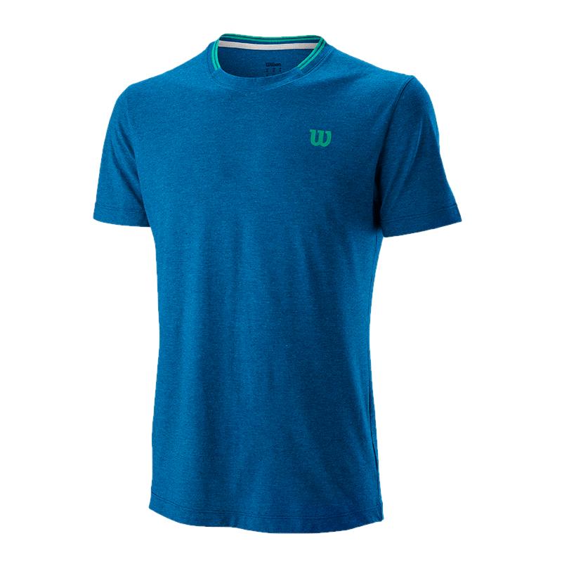 Футболка Wilson Competition Flecked Crew M (Blue)