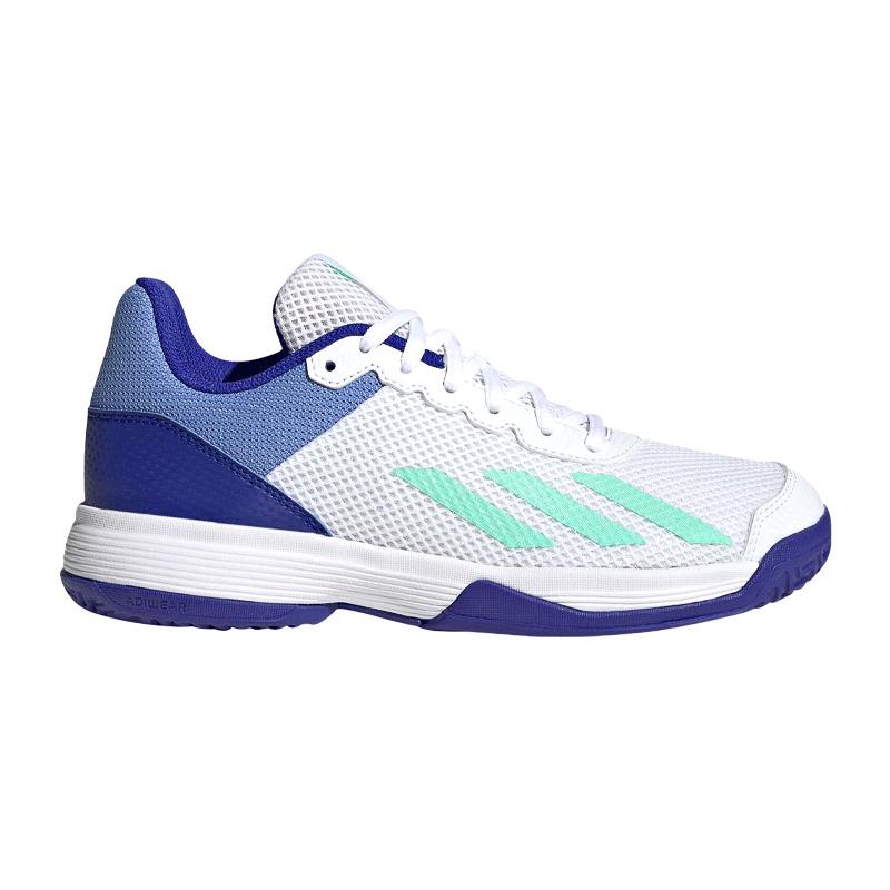 Кроссовки детские Adidas Courtflash (Белый/Синий)