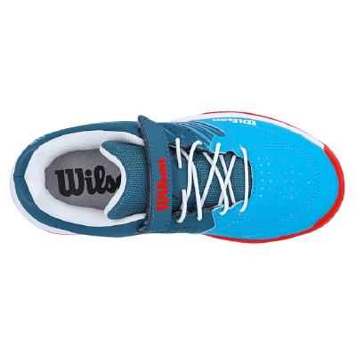 Кроссовки детские Wilson Kaos 2.0 K (Blue Coral/White/Fiesta)