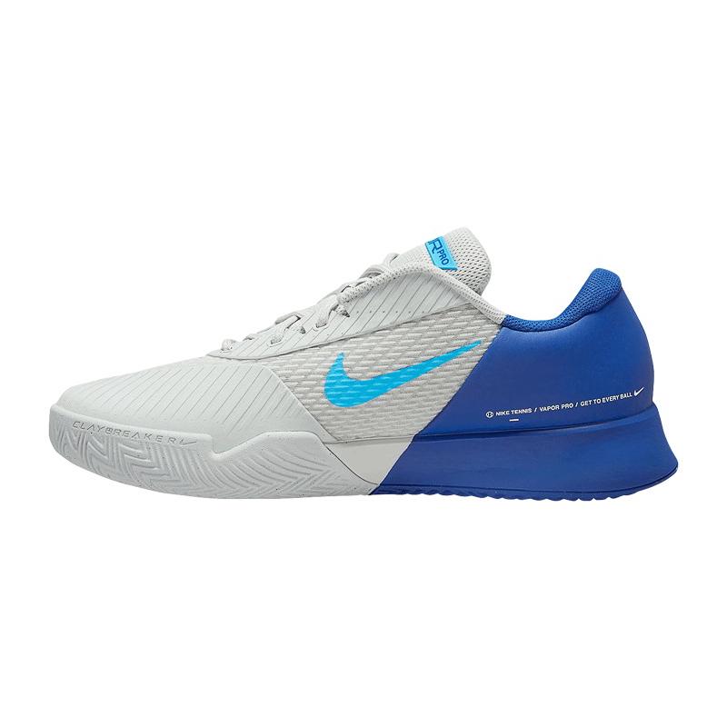 Кроссовки мужские Nike Court Air Zoom Vapor Pro 2 Clay (Белый/Синий)