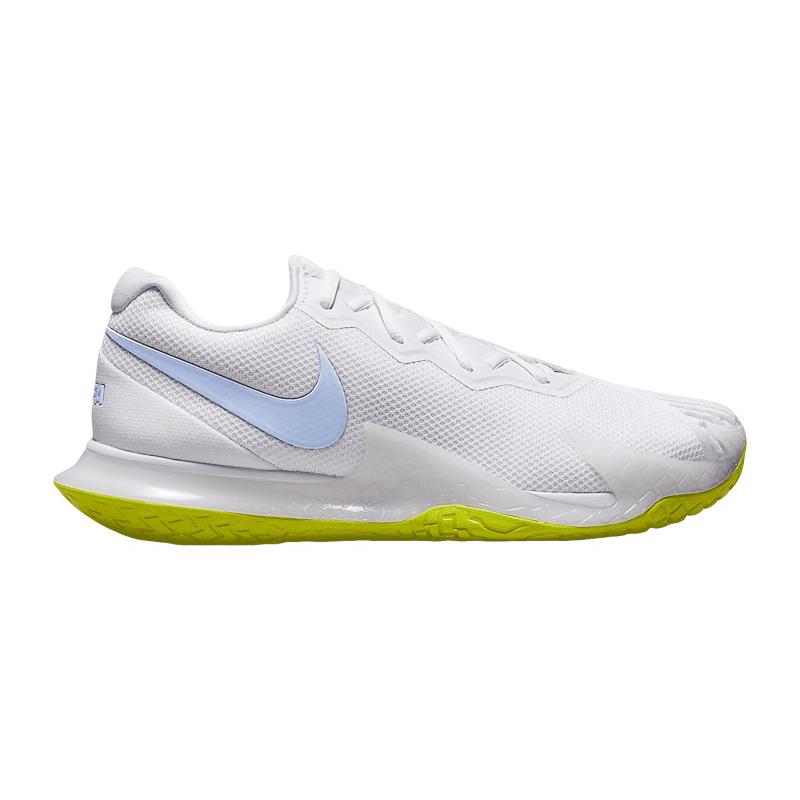 Кроссовки мужские Nike Court Zoom Vapor Cage 4 Rafa (Белый/Салатовый)