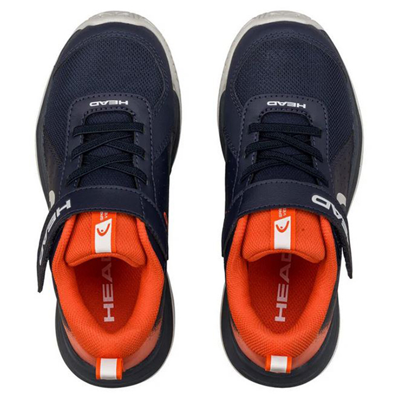 Детские теннисные кроссовки Head Sprint Velcro 4.0 Dark Blue/Red