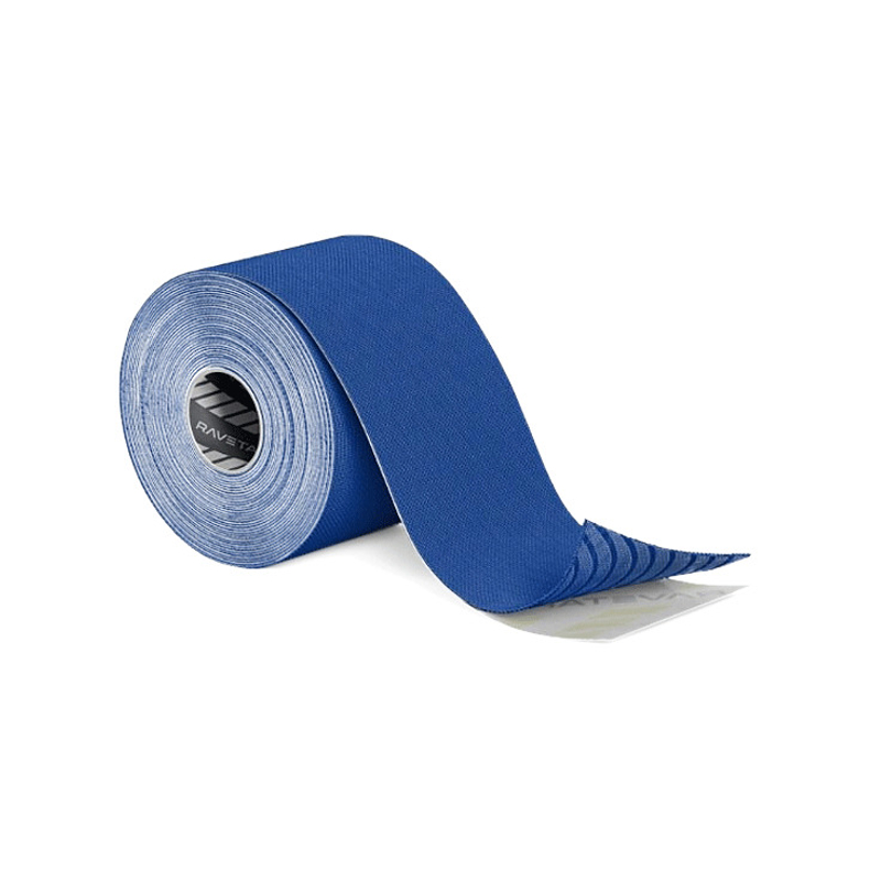Кинезиотейп RaveTape Base, 5см х 5м (Синий)