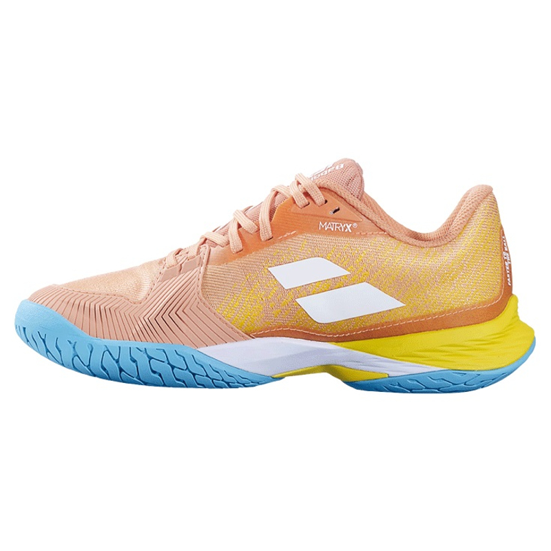 Кроссовки детские Babolat Jet Mach III All Court (Коралловый/Золотой 6018)