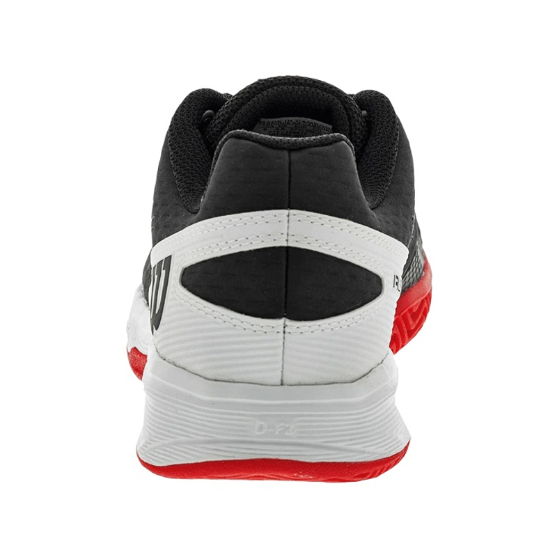 Кроссовки детские Wilson Rush Pro JR 4.0 QL (Black/White/Wilson Red)