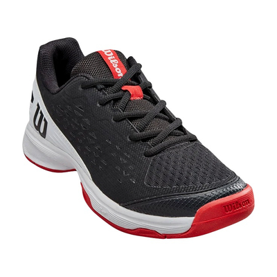 Кроссовки детские Wilson Rush Pro JR 4.0 QL (Black/White/Wilson Red)