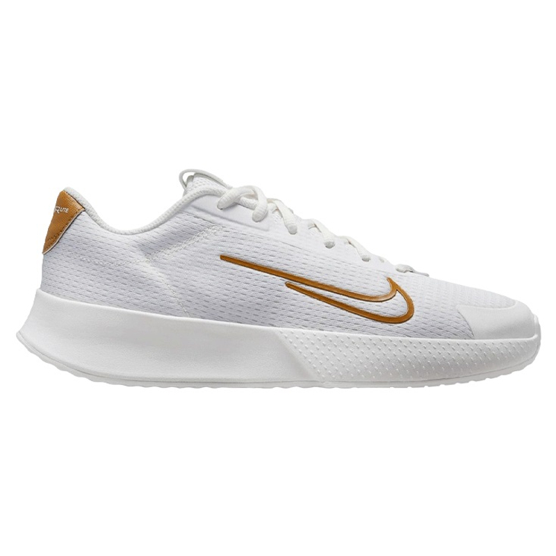 Кроссовки женские Nike Court Vapor Lite 2 (Белый/Коричневый)