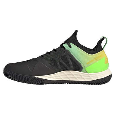 Кроссовки мужские Adidas Adizero Ubersonic 4 M Clay (Черный/Зеленый)