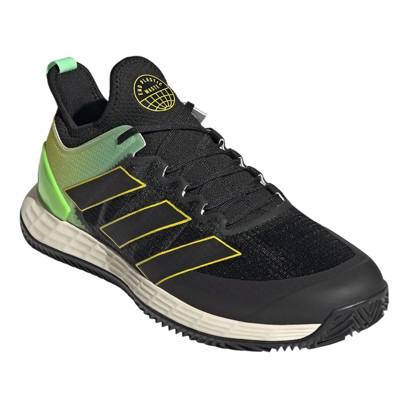 Кроссовки мужские Adidas Adizero Ubersonic 4 M Clay (Черный/Зеленый)