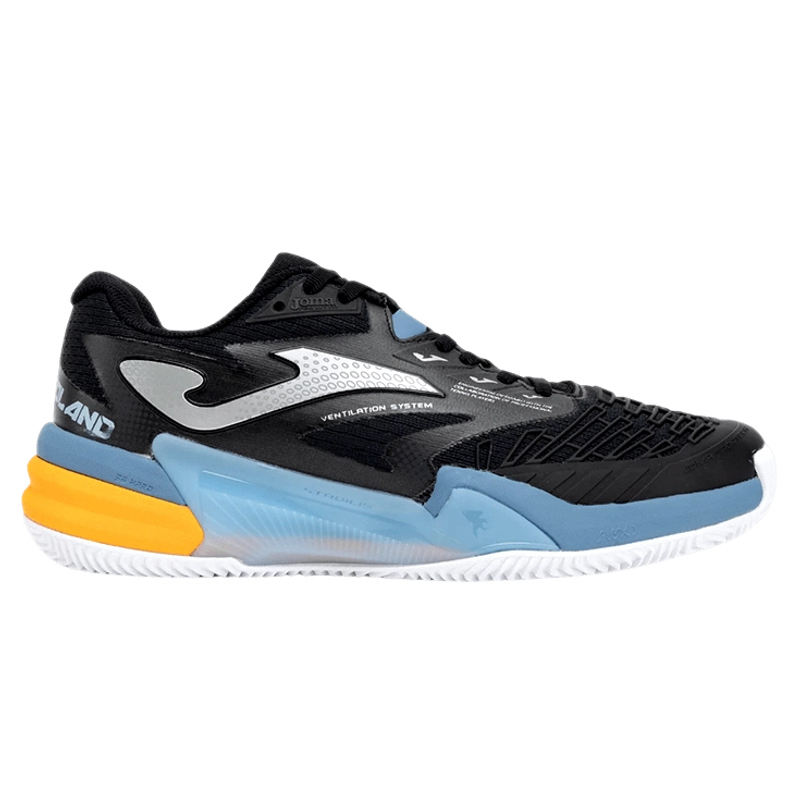 Кроссовки мужские Joma Roland Men Clay (Black/Light Blue)