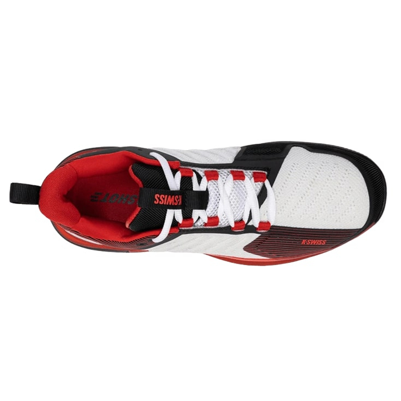 Кроссовки мужские K-Swiss Ultrashot 3 (Bright White/Stretch Limo/High Risk Red)