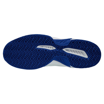 Кроссовки мужские Mizuno Breakshot 2 Clay (Белый/Синий/Красный)