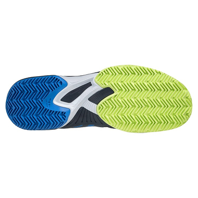 Кроссовки мужские Mizuno Exceed Tour 5 Clay (Черный/Желтый/Синий)