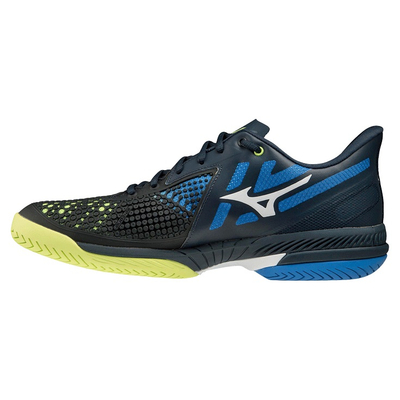Кроссовки мужские Mizuno Exceed Tour 5 (Черный/Желтый/Синий)