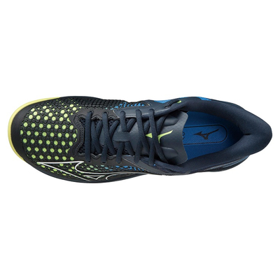 Кроссовки мужские Mizuno Exceed Tour 5 (Черный/Желтый/Синий)