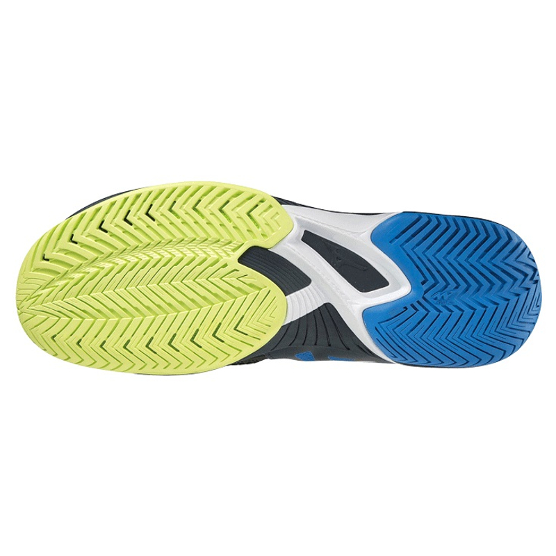 Кроссовки мужские Mizuno Exceed Tour 5 (Черный/Желтый/Синий)