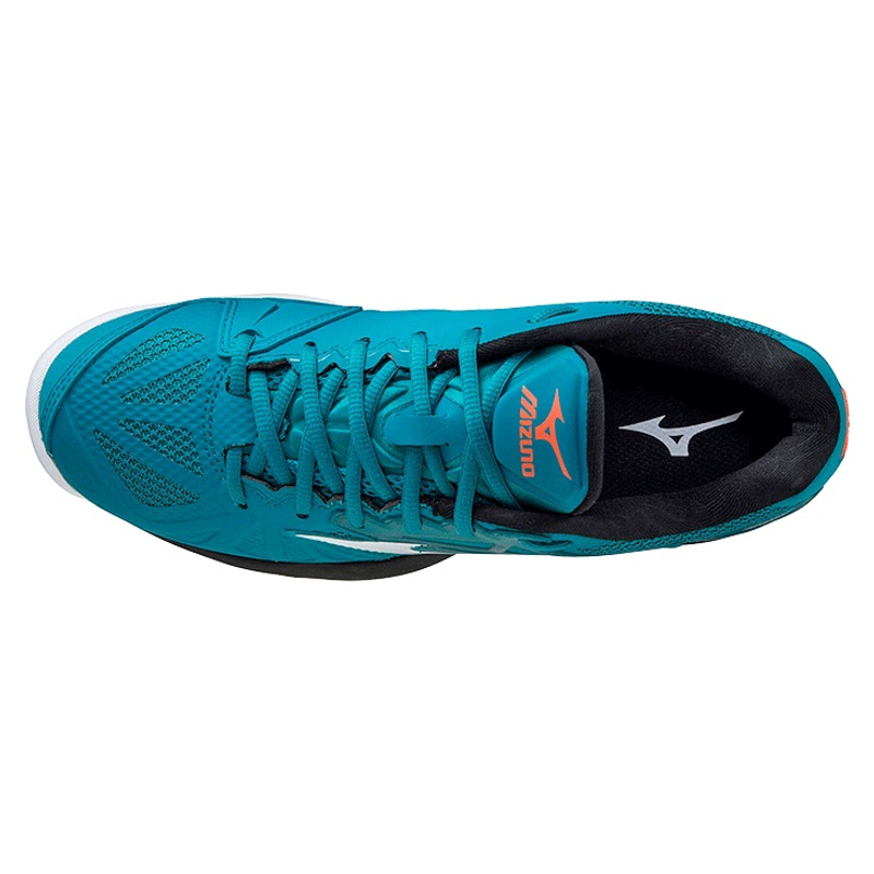 Кроссовки мужские Mizuno Intense Tour 5 (Бирюзовый/Белый/Черный)