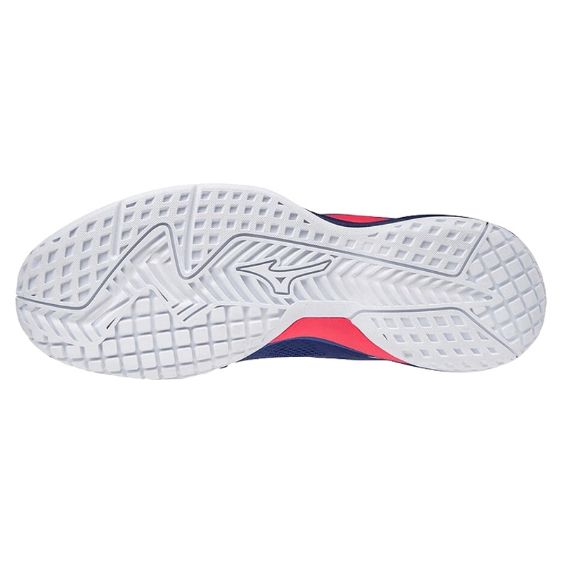 Кроссовки мужские Mizuno Intense Tour 5 (Синий/Белый/Розовый)