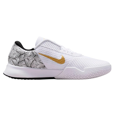 Кроссовки мужские Nike Court Air Zoom Vapor Pro 2 (White/Black/Metallic Gold)