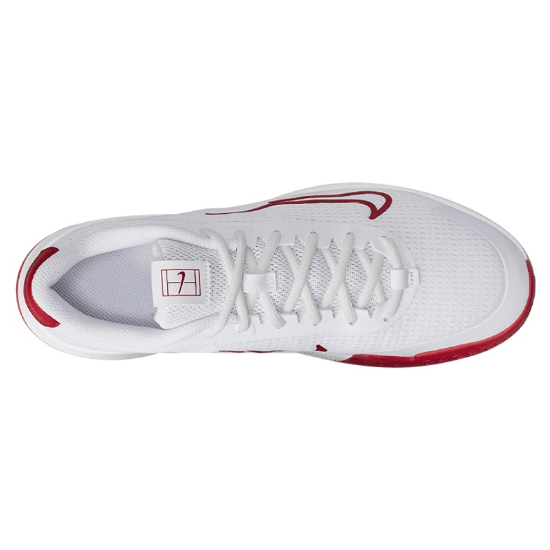 Кроссовки мужские Nike Court Vapor Lite 2 (Белый/Бордовый)