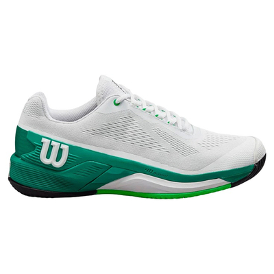 Кроссовки мужские Wilson Rush Pro 4.0 M Clay (White/Bosphorus/Green)