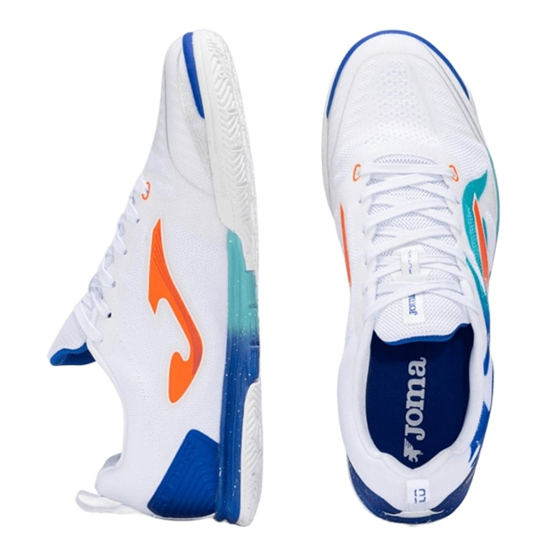 Кроссовки мужские Joma Tactico 2576 White/Royal Indoor