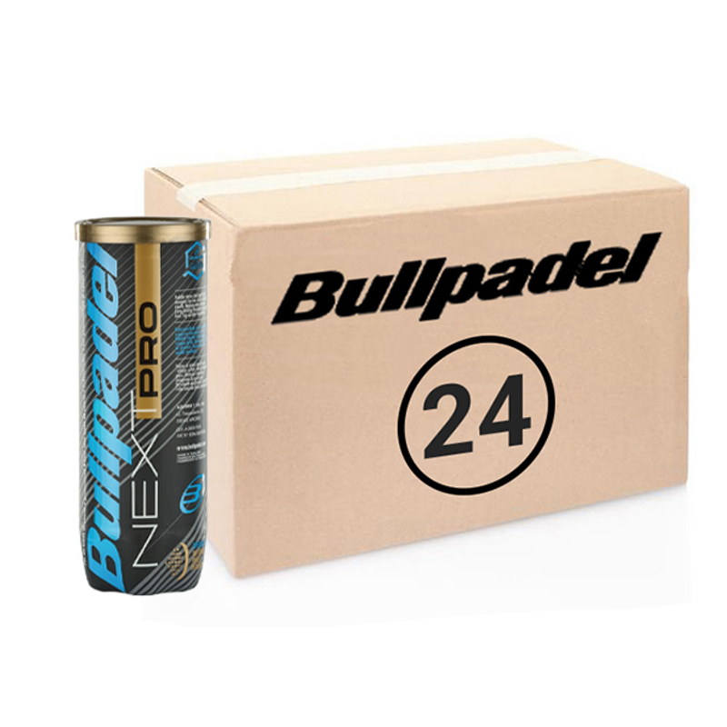 Мячи для падела Bullpadel Next Pro 72 мяча (24 x 3)