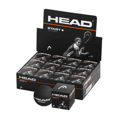 Мячи для сквоша Head Start Squash Ball 12 (12x1) 1 белая точка