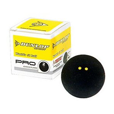 Мяч для сквоша Dunlop Pro 2 желтых точки