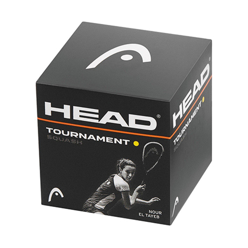 Мяч для сквоша Head Tournament 1 жёлтая точка
