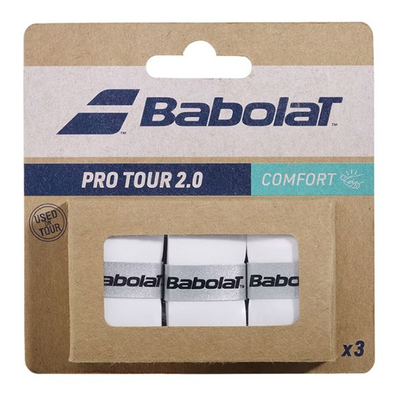 Намотка Babolat Pro Tour 2.0 White 3 штуки