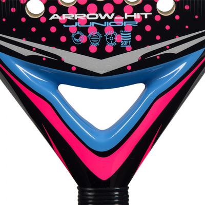 Ракетка для падела Adidas Arrow Hit Junior 3.5 Black/Pink (2026)